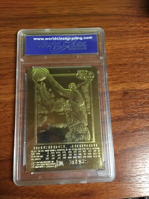 1996-97 Skybox EX-2000 Michael Jordan Credentials Red 23K GOLD GEM