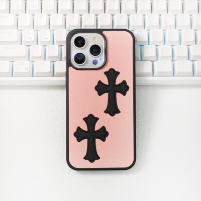 Premium Real Shock Absorbing Chrome Hearts Cross Case for iphone