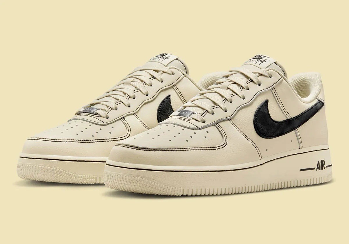 Nike Air Force 1 Low '07 LV8 Light Khaki Black - HQ2037-200 Men