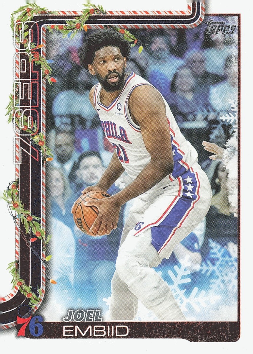 2025-26 Topps NBA Basketball Holiday Edition Joel Embiid