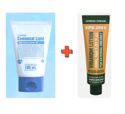CONAPIDIL Cemenzal Light Cream 100ml + Renewal VQM Vibanqm Lotion