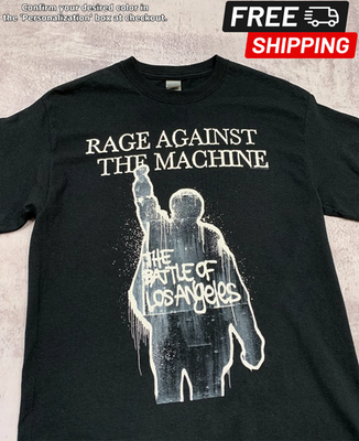 Rage Against the Machine The Battle Black Unisex T-shirt Size S