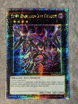 Yugioh Dark Rebellion XYZ Dragon RA04-EN237 Quarter Century Secret