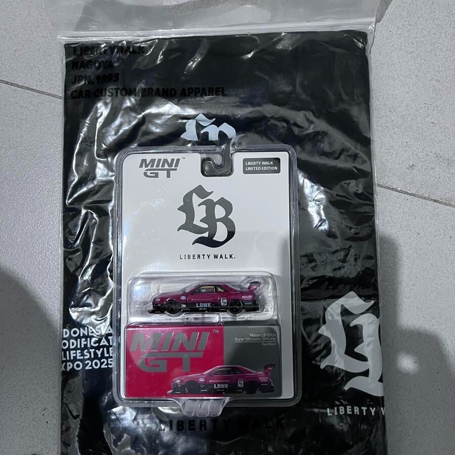 Set - Mini GT Nissan LB-ER34 Super Silhouette Skyline IMX 2025