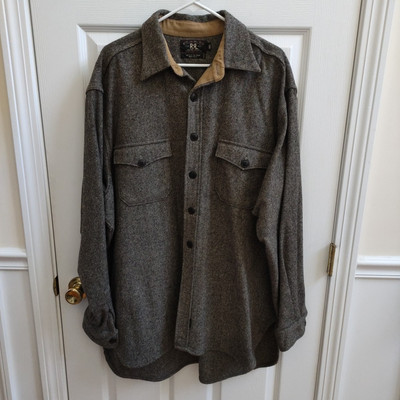 Ralph Lauren RRL Double RL Wool Shirt Jacket XXL Utility Shirt