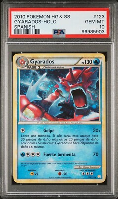 POP 2* PSA 10 Shining Gyarados 2010 Pokemon Heartgold & Soulsilver