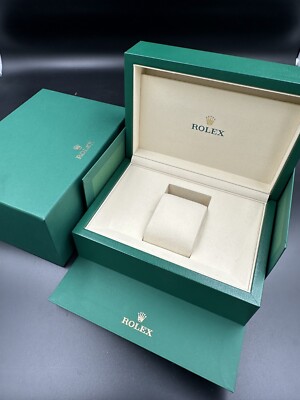 NEW Genuine 2025 Rolex Medium Box (Green on Green) ref : 53491.02