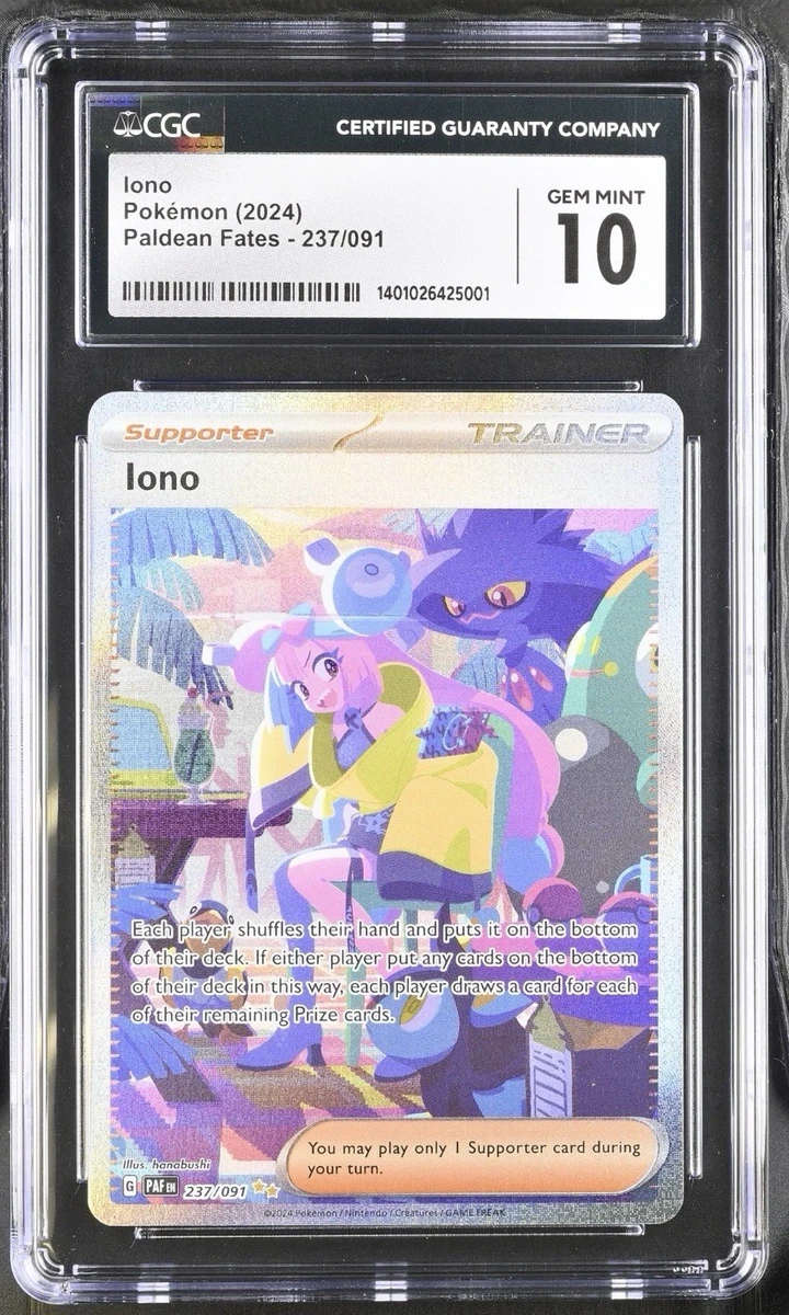 Iono 237/091 SV: Paldean Fates for sale | eBay