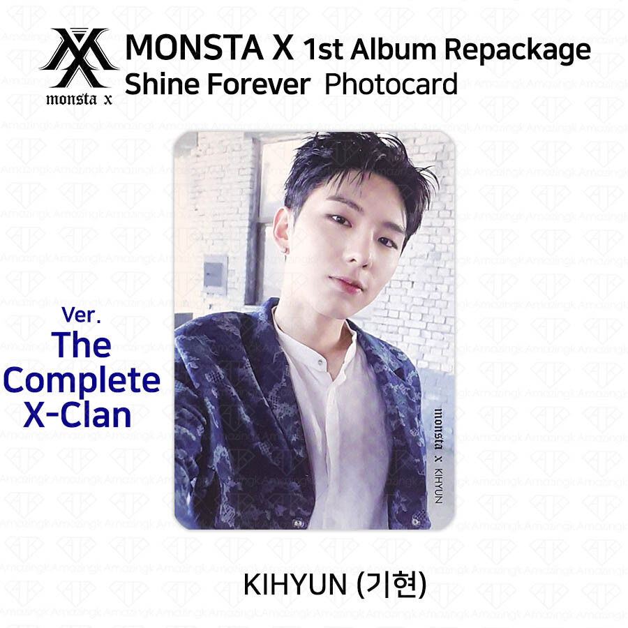 MONSTA X Shine Forever Official Photo card KPOP K-POP SHOWNU WONHO