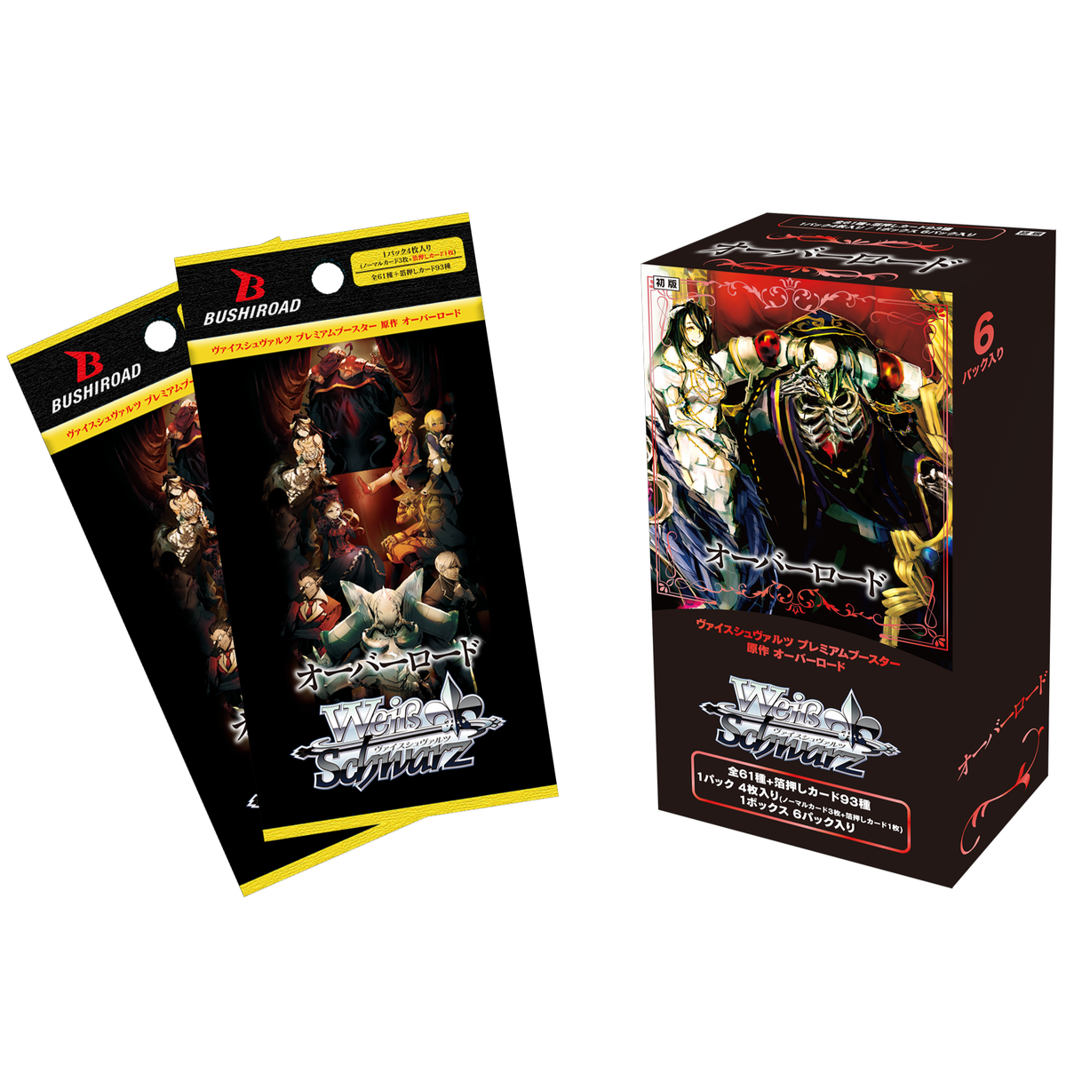 Weiss Schwarz Premium Booster Original Overlord Box 6pcs