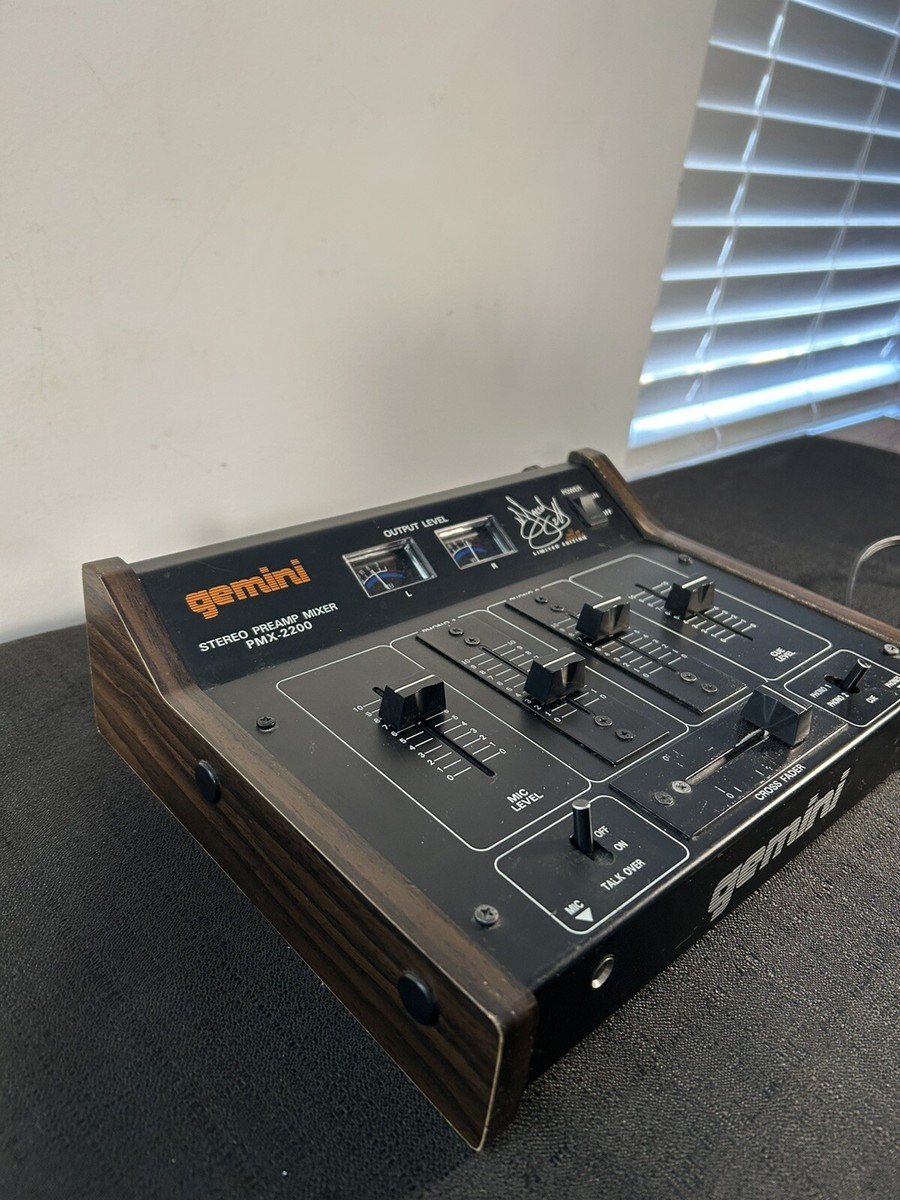 Gemini stereo preamp mixer pmx-2200 Dj Jazzy Jeff Version Hiphop