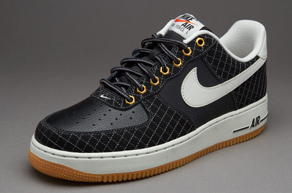 Nike Air Force 1 Black Bone Gum 488298-095 Sz 8.5 Winter Work