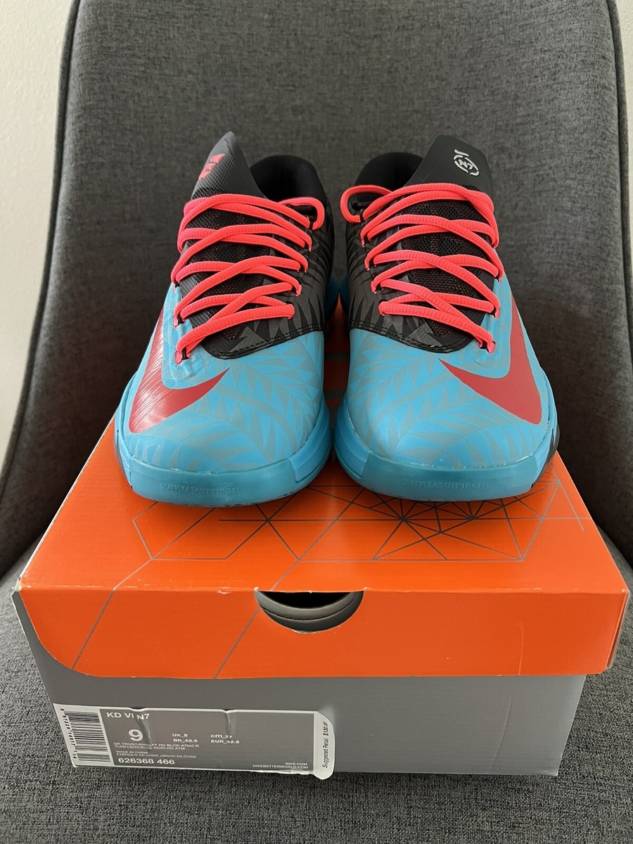 Nike KD Kevin Durant VI 6 N7 626368-466 Size 9 Brand New | eBay
