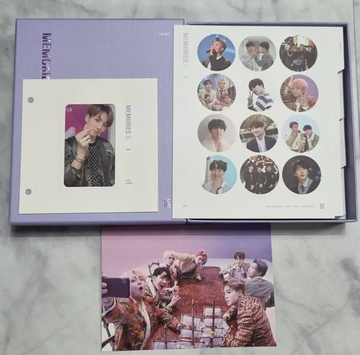 BTS 2018 Memories blu-ray Bluray BLU-RAY jungkook photo card | eBay