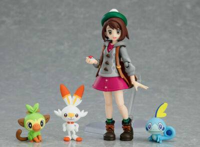 figma Gloria Yuri Pokemon Sword and Shield Galar Grookey Scorbunny