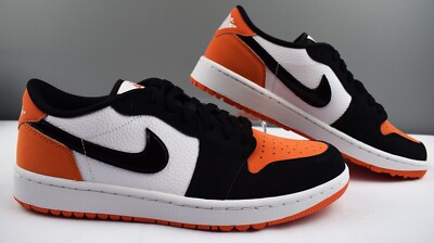 Men's Nike Air Jordan 1 Low Golf Starfish Black Size 10 DD9315 800