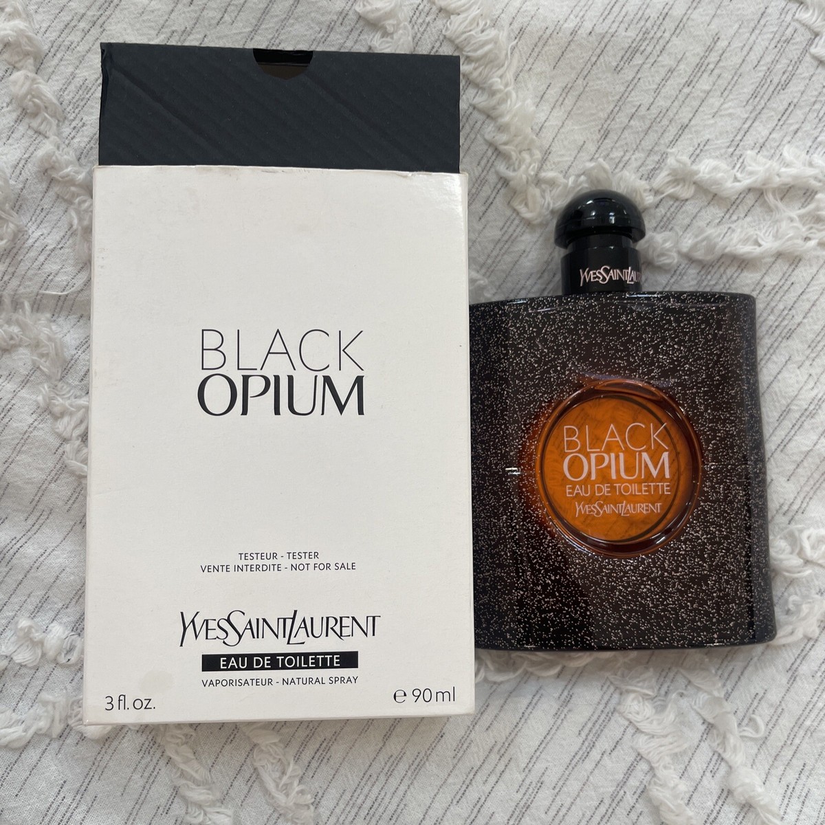 Black Opium by Yves Saint Laurent 3oz 90ML Eau De Toilet - Open