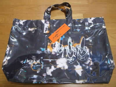 FUTURA x COMME des GARCONS SHIRT PVC TOTE BAG CDG FUTURA2000 BLACK