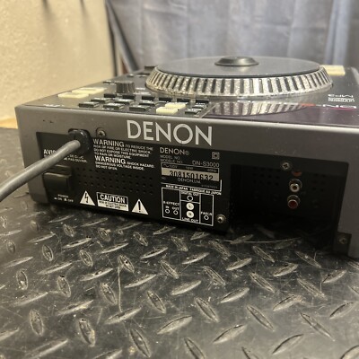 DENON DN-S3000 Digital Turntable CDJ Table Top DJ CD MP3 BlacK