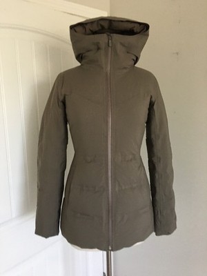 LULULEMON STRETCH SEAL SLEET STREET NOMAD TAUPE FULL WARMTH HOODED