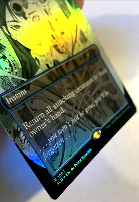 MTG Aetherize RAINBOW FOIL Secret Lair Drop Peach Momoko 1667 NM