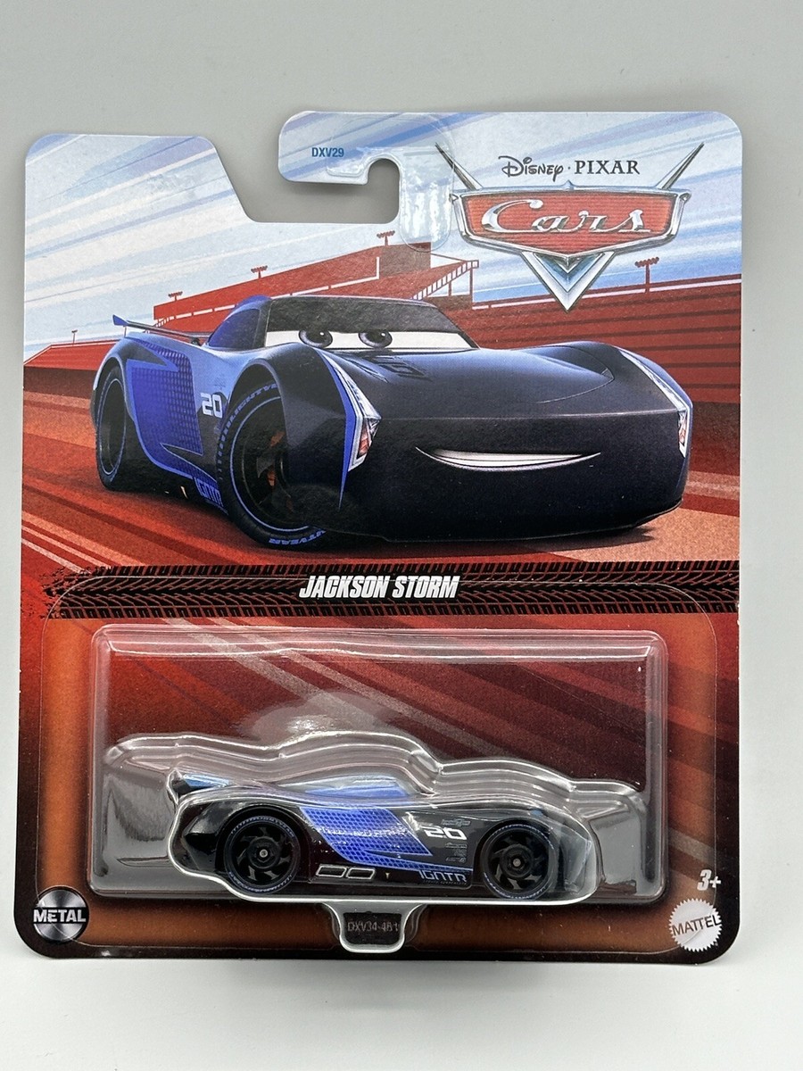 Disney Pixar Cars Jackson Storm Race Car #20 Metal Series Red Card