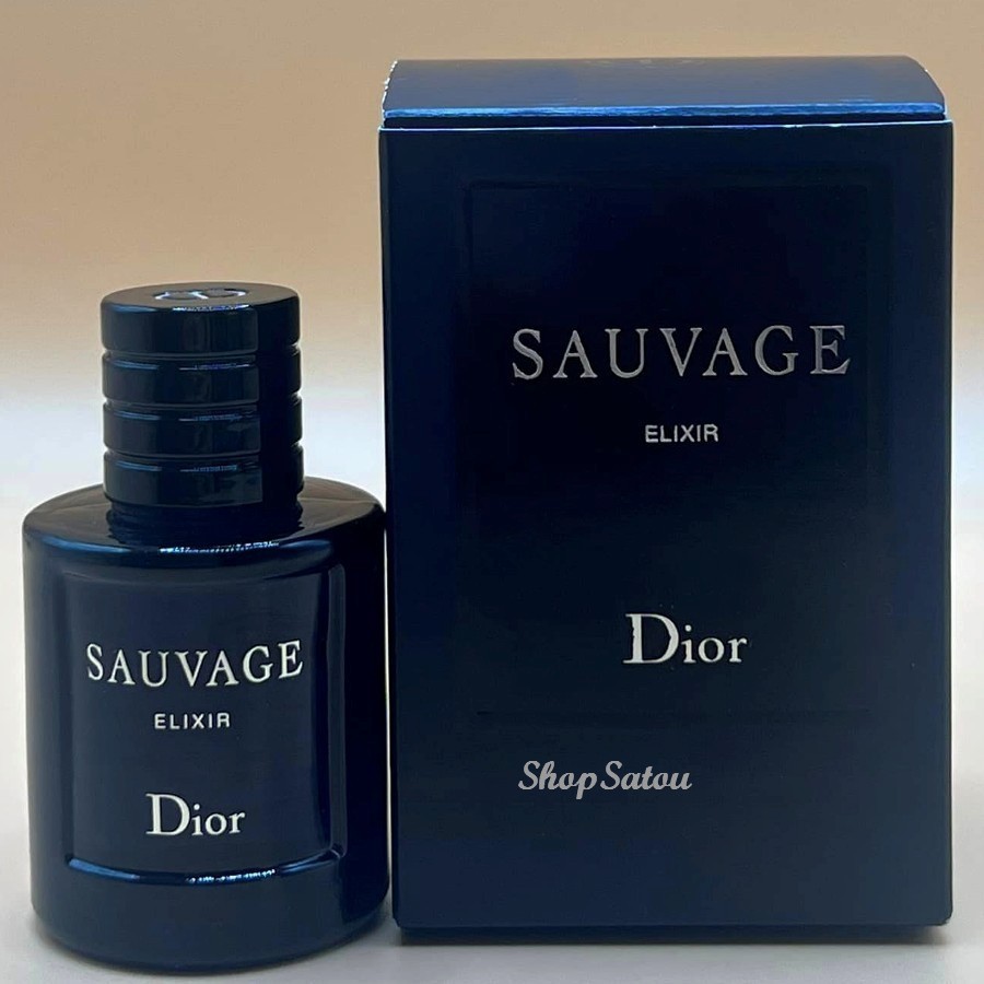 DIOR Sauvage Elixir Parfum Travel Size Mini Splash Bottle 0.25 oz