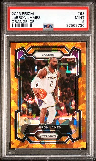 LeBron James 2023 Prizm #63 Orange Ice Price Guide - Sports Card