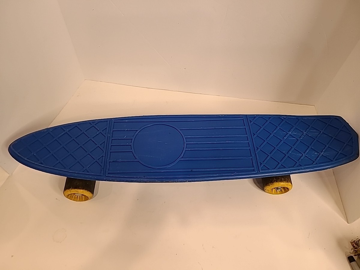 NASH COWABUNGA 1970s VINTAGE SKATEBOARD RETRO BLUE BANANA BOARD