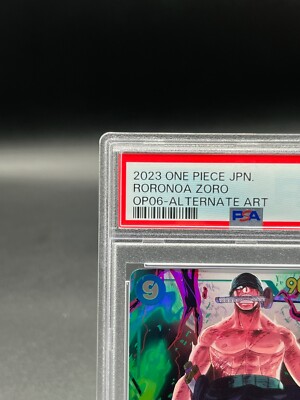 PSA 10 Roronoa Zoro OP06-118 SEC Parallel Set ONE PIECE Card Game