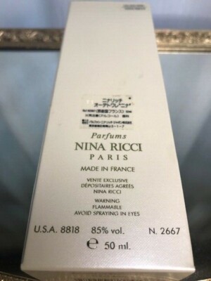 Nina (1987) Nina Ricci edt 50 ml. Rare, vintage 1990. New. | eBay
