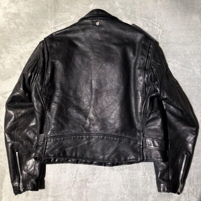 Schott Perfecto Double Leather Riders Jacket Size 44 Made in USA