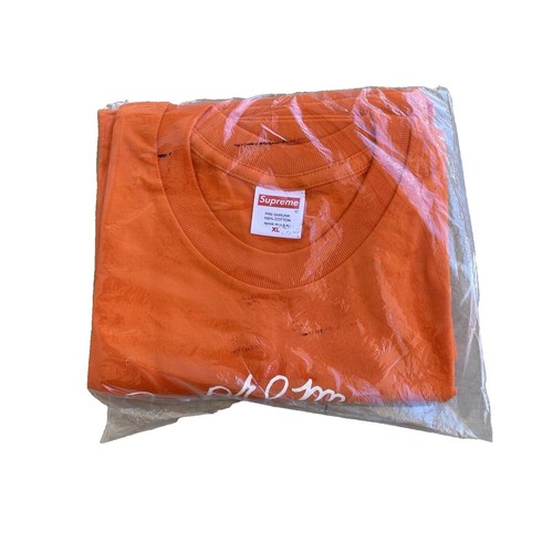 Supreme Small Box L/S Tee (SS24) Bright Orange SZ XL | eBay