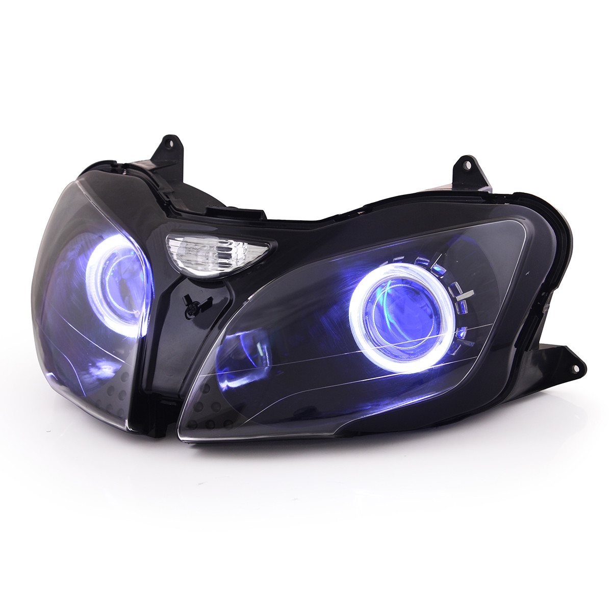 KT LED Angel Eye HID Headlight Assembly for Kawasaki Ninja Zx9r