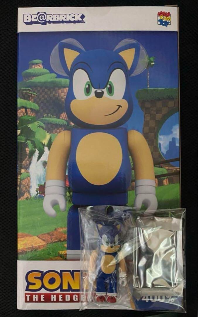 セガストア限定】 ソニック ザ ヘッジホッグ 100% 400% ベアブリック