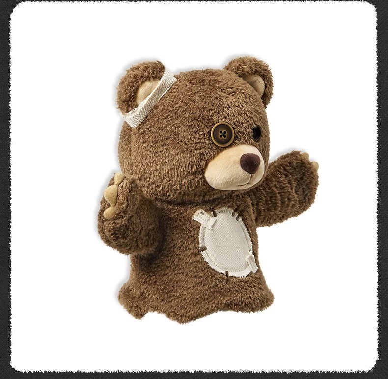 Authentic Hirono Bear Dinosaur Plush Hand Puppet Doll Authentic