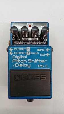 BOSS PS-3 Digital Pitch Shifter Delay Guitar Effects Pedal | eBay