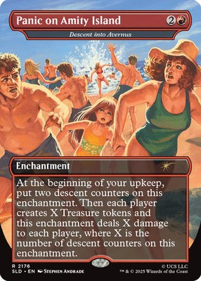 Magic the Gathering MTG Secret Lair x Jaws: Terror of Amity Island