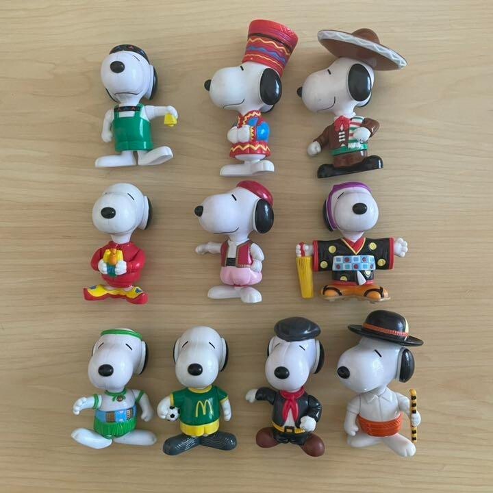 スヌーピーワールドツアー2 全体28体 1999年スヌーピーフィギュア