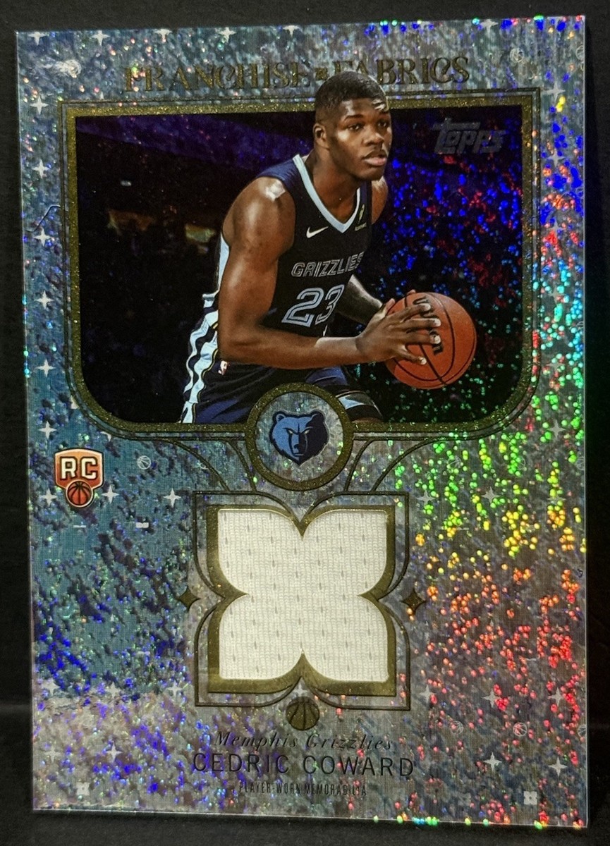 2025-26 Topps Basketball RC Cedric Coward Franchise Fabrics Patch