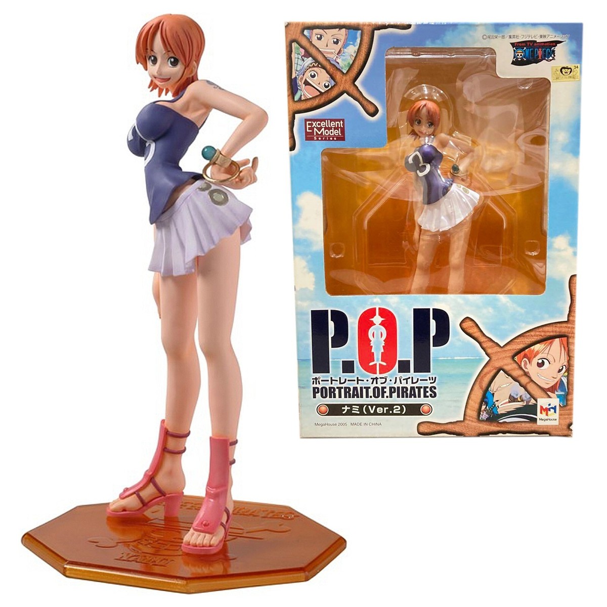 MegaHouse P.O.P Portrait Of Pirates ONE PIECE Series Nami Ver.2