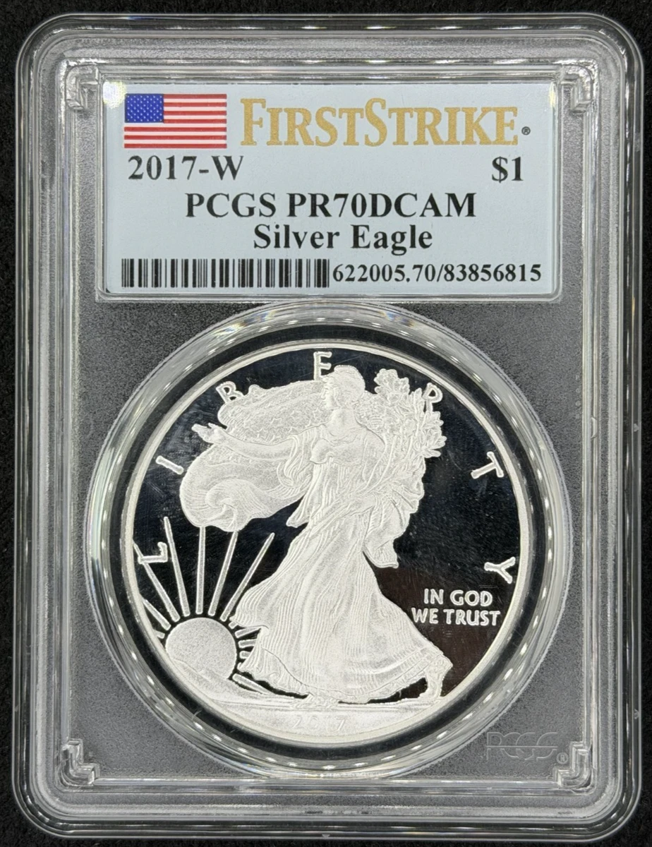 American Eagle PR 70 Graded 2017 Silver Bullion Coins for sale | eBay