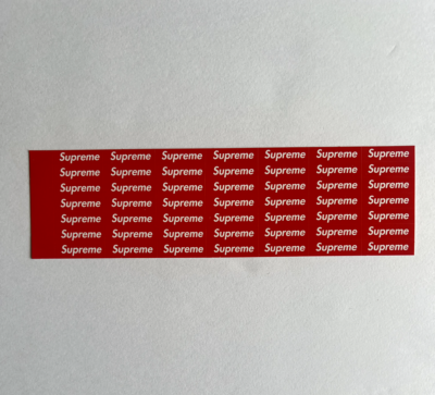 Supreme Mini Box Logo Sticker Sheet 100% Authentic SS24 Season | eBay