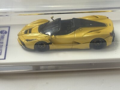 TOC×Fuelme 1:64 Resin Model Ferrari Laferrari Aperta Yellow