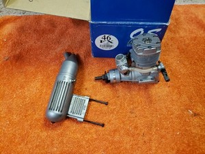 O.S. MAX 46 FX エンジン 本体 Vintage OS Max 46 fx Glow Engine With