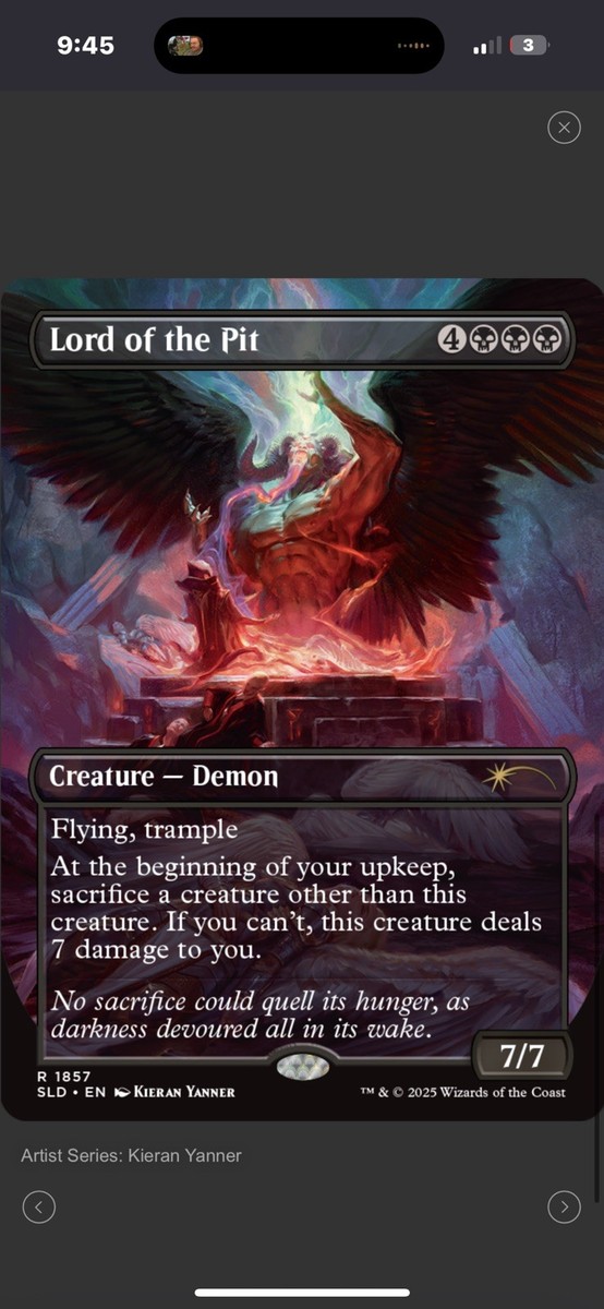 MTG Secret Lair Kieran Yanner Magic The Gathering Artist Series