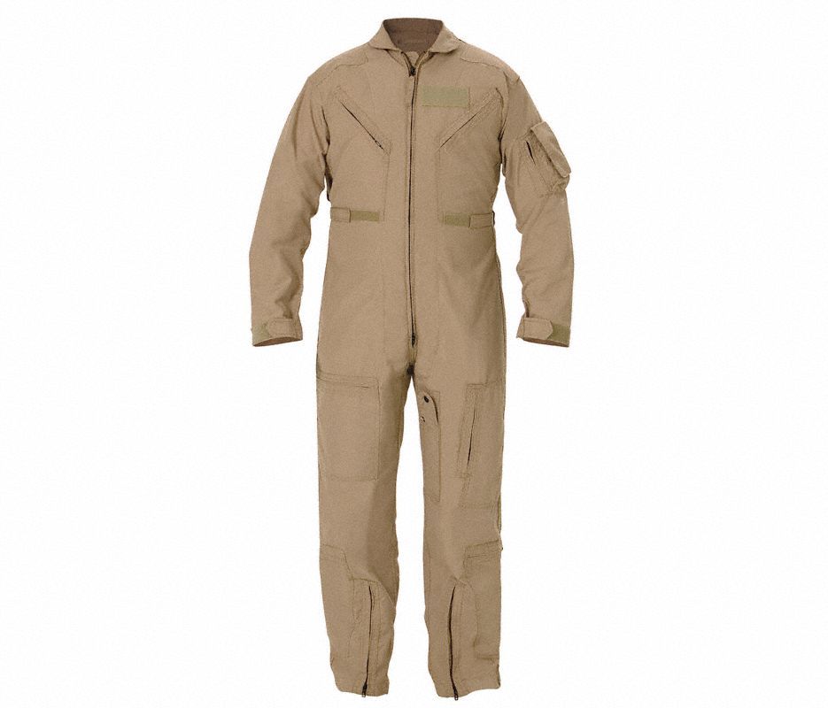 NWOT MENS TYPE I CLASS 2 DESERT CWU-27/P FLYERS COVERALLS 44 LONG