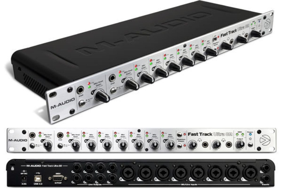 M-Audio fast track ultra 8R usb audio interface | eBay