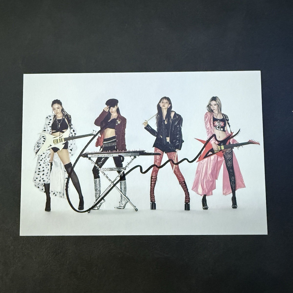 Aespa Rich Man Giselle Signed Autographed Post Card - SM 6th Mini