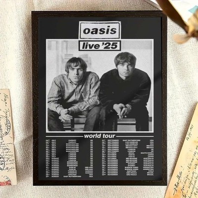 Custom Oasis World Tour 2025 Poster – Personalized Concert Print